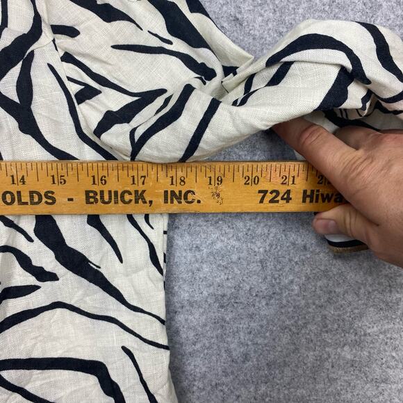 Chico’s jacket women’s L cardigan open Lagenlook geometric zebra boho‎ bold - Picture 10 of 11